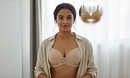 Bras with a Centre Corded Panel