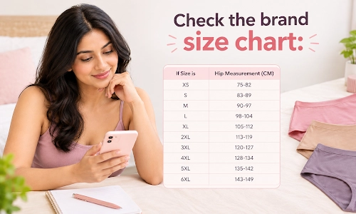 Check the brand size chart