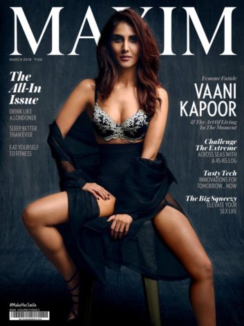 Vaani Kapoor for Maxim in 2018