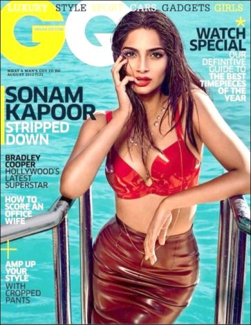 Sonam Kapoor for GQ in 2013
