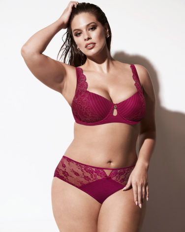 Plus Size Bra and Panty Set in H Cup Size, WiesMANN