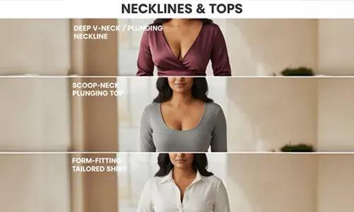 Push up Bra Styles For Different Necklines