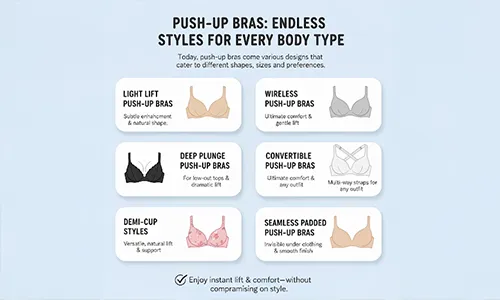 Push up Bra in Different Styles for Every Body Type