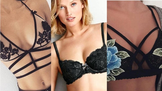 Embroidered Bras
