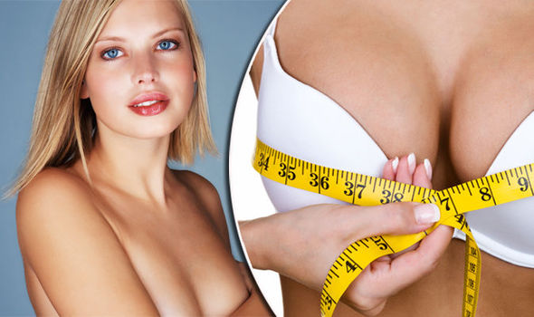 Girl Measuring Her Breast