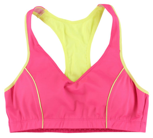 Piped seam bra