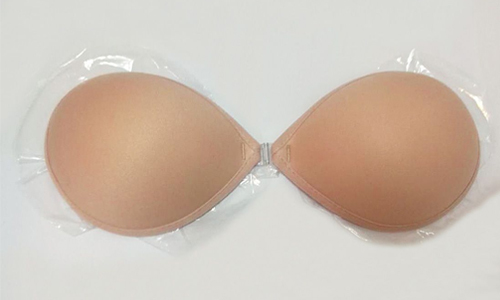 Wear a stick-on bra the right way