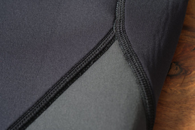 Locked seam or butted seam Bra