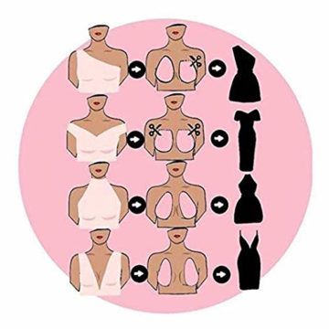 How Rabbit ear Invisible bra is different from other stick-on bras?