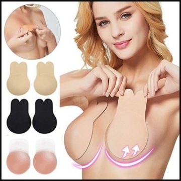 How to wear Rabbit ear invisible push up bras?