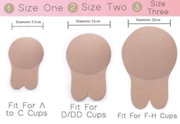 Sizing of Rabbit ear push up bras