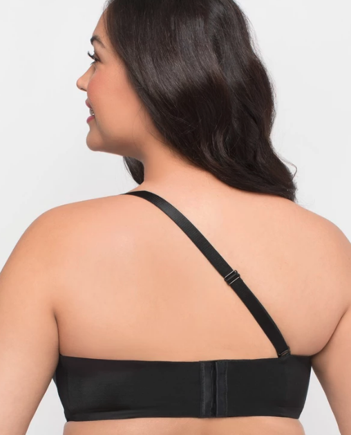 Black One Shoulder Bra