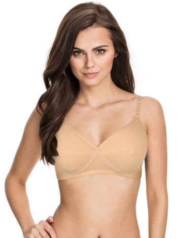 horizontal seamed bra