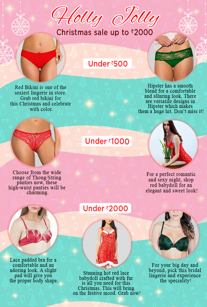 Christmas lingerie list