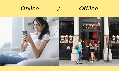 Online Lingerie vs Offline lingerie Stores