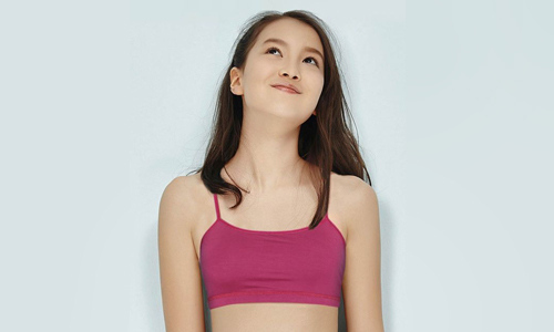Gym Crop Top Training Bras for Girls Age 11-12 Womens Strapless