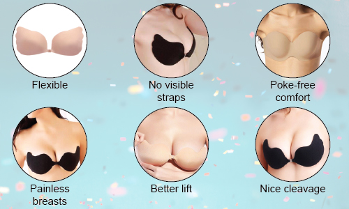 5 Tips on How To Wear Stick-On Bra : Lingerie Tips