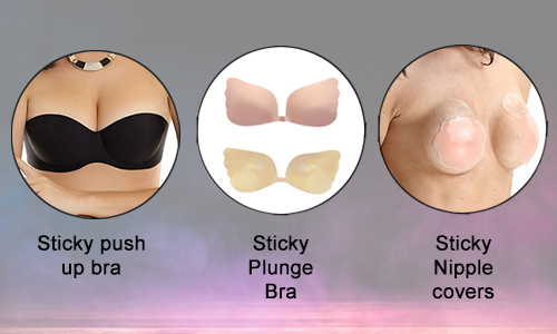 Different types of Stick on bra