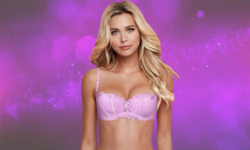 Woo Padded Triangle Bra - Lilac