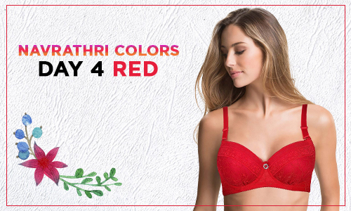 Red Padded Bra To go with Navratri dress This season