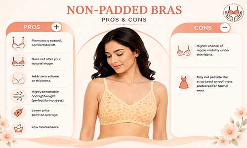 Pros and Cons of Non- Padded Bras