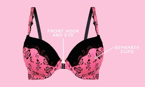  Types of bras: Front Open Bra