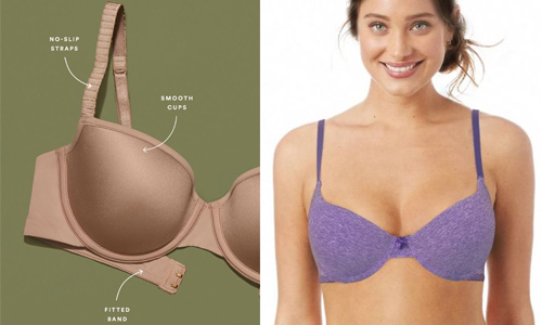 The Big Difference Between A Push-Up Bra And A T-Shirt Bra