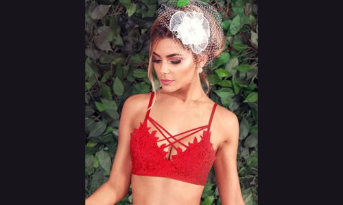 Full Lace Shyle Red Sexy Transparent Camisole
