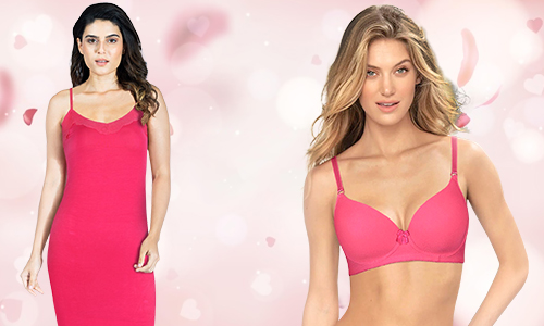 Valentine’s Day Lingerie Pink Color 2021