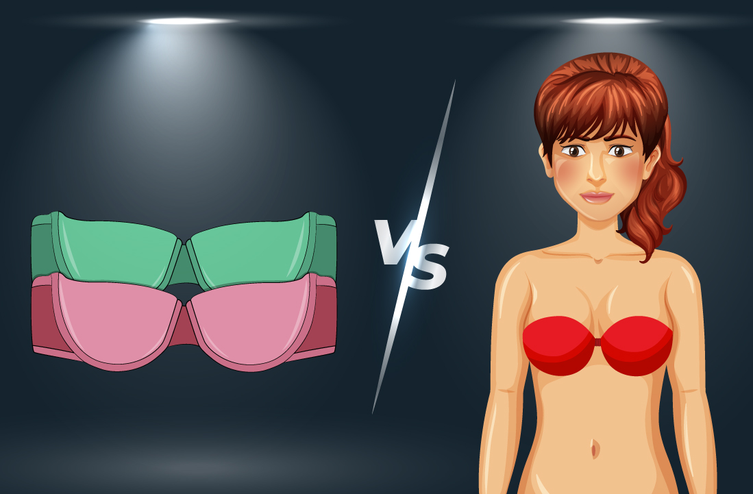 All You Need to Know about Strapless bra Vs Stick-on Bras
