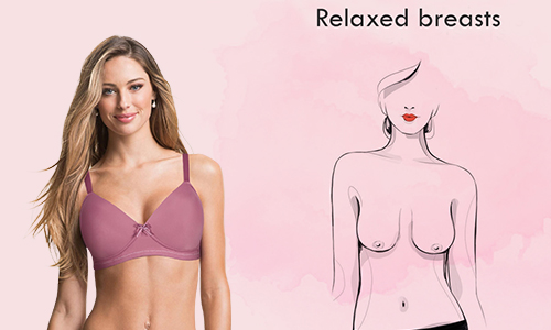  Relaxed breast shape