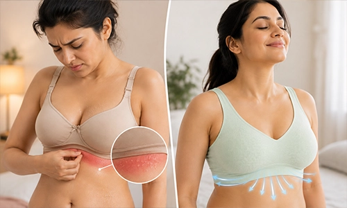 To Keep the Under-Bust Area Dry and Irritation-Free 
