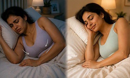 To Prevent the Breasts from Shifting Uncomfortably