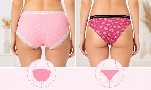 Hipster vs Bikini Panty Coverage