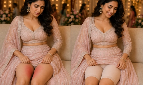 Body Shaper Reduces Thigh Chafing
