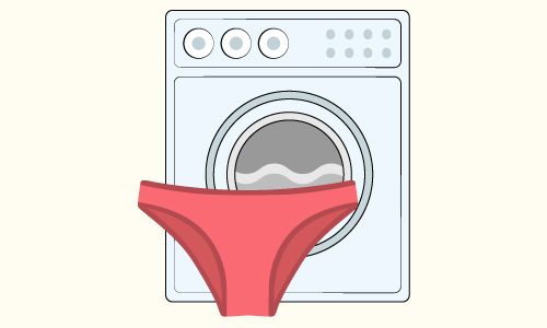 How to wash your underwear in a washing machine