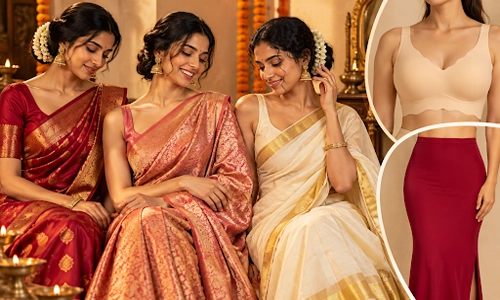 Kanjivaram, Banarasi and Kasavu Sarees: The Best Bra for Long Hours