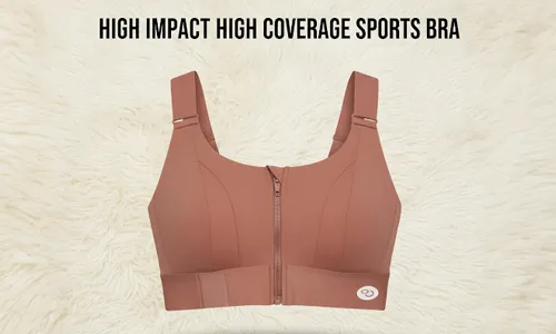 High Impact High Coverage Sports Bra