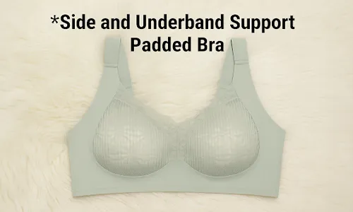 Side and Underband Support Padded Bra