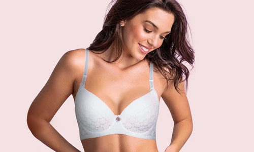 White Lace Cup padded Bra