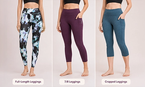 Choose leggings length depending on your height