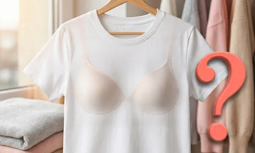 Why Does Your Bra Show Through a White T-Shirt