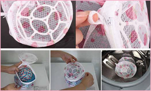 Nylon Mesh Laundry Bags Reuse Bra Wash Bags Delicates Bra Laundry