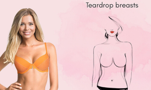 Bras for Tear Drop Breast Shape - Best Bras for Tear Drop Shape Breasts