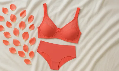 Non Padded Bra Lingerie Set