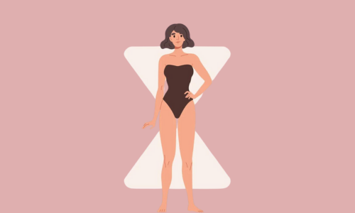 Female body shape hourglass - features best Vector Image