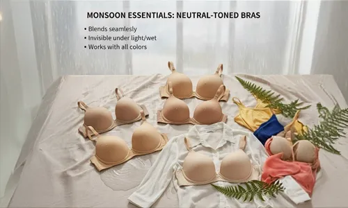 Nude and Neutral-Toned Bras for monsoon