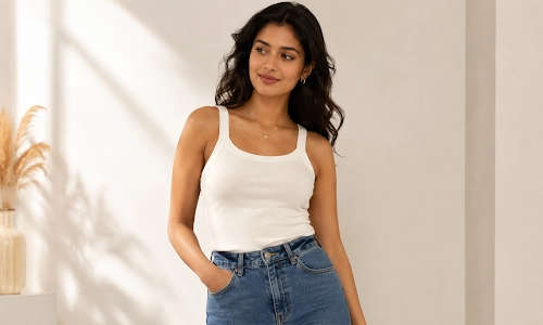 Front-Tuck Into High-Waisted Bottoms
