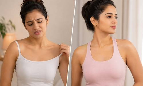 Sloping Shoulders, Standard Straight-Strap Tanks