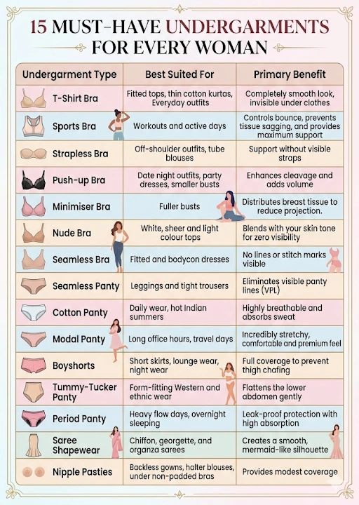 Must-Have Undergarments for Women